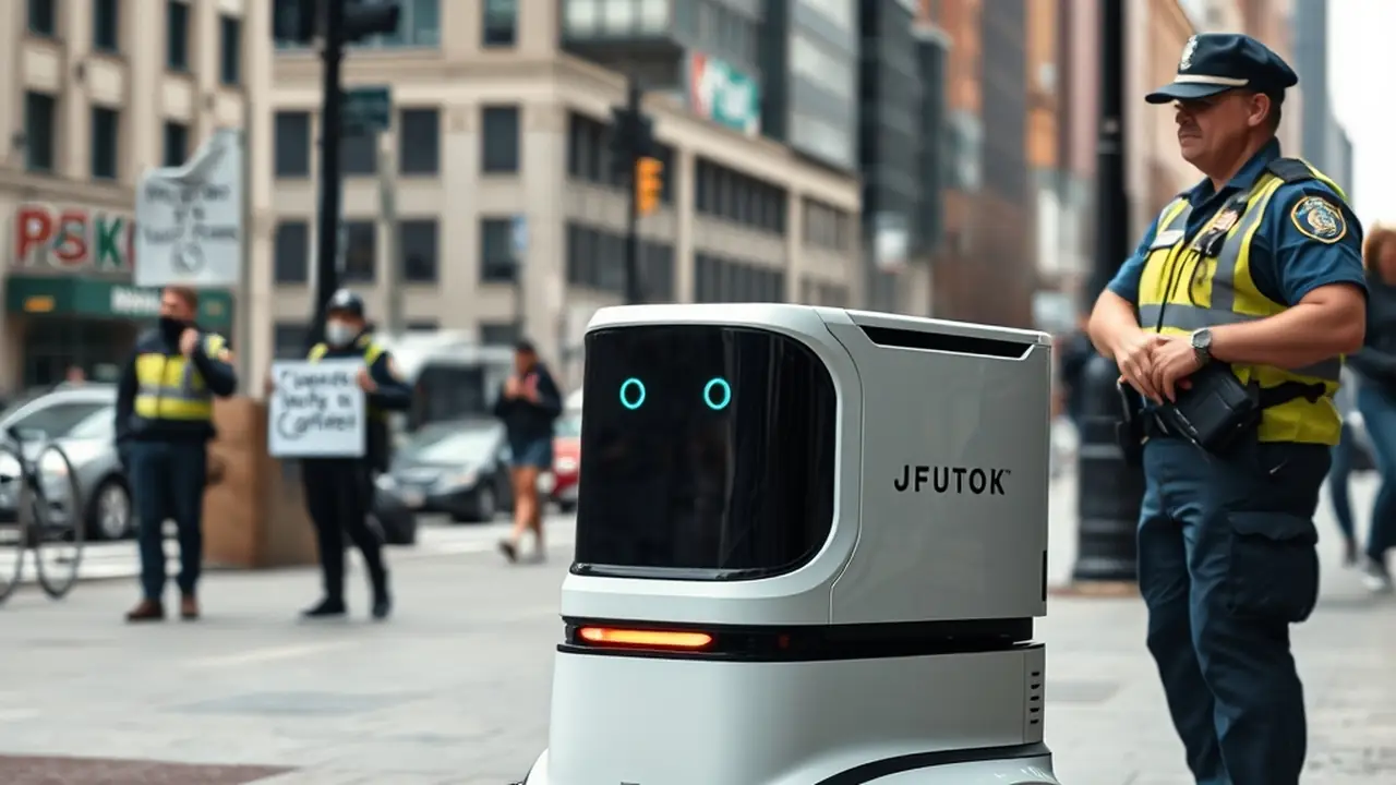 Mujer detiene robot de entregas y es arrestada, evidenciando la pugna entre IA y empleo