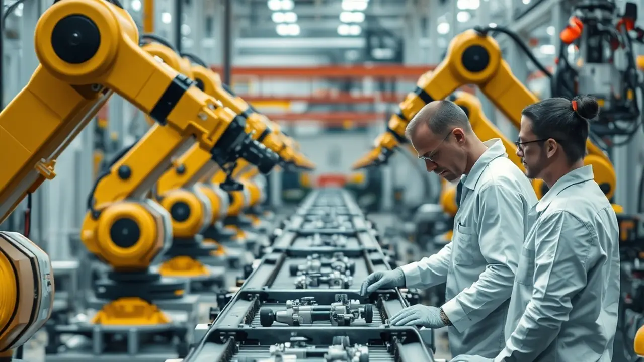 Manufactura inteligente con IA física corta defectos un 25% y acelera decisiones